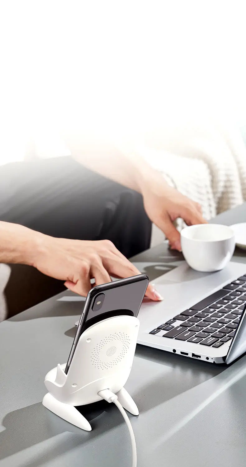 Wireless Phone Charger Universal A88 Pink White US Compatible with CHF