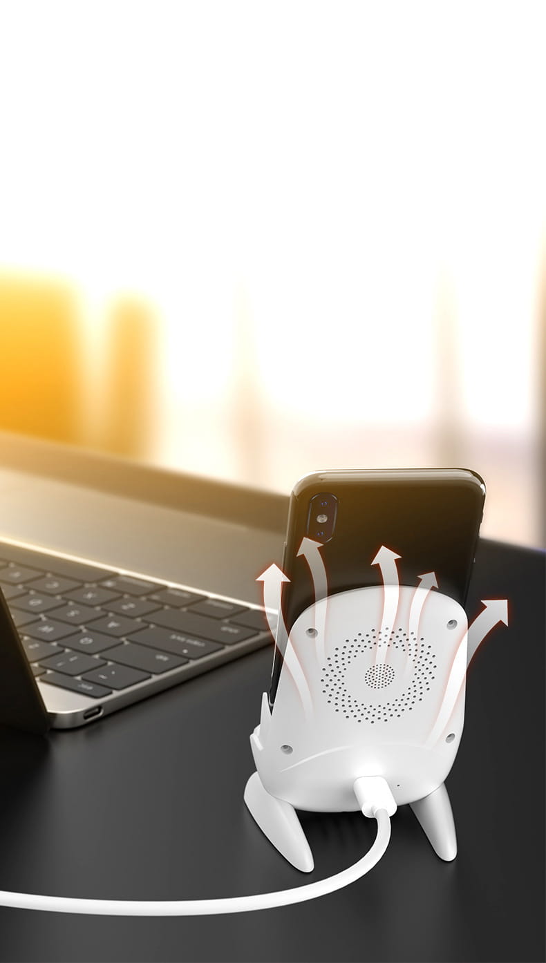 Wireless Phone Charger Universal A88 Pink White US Compatible with CHF