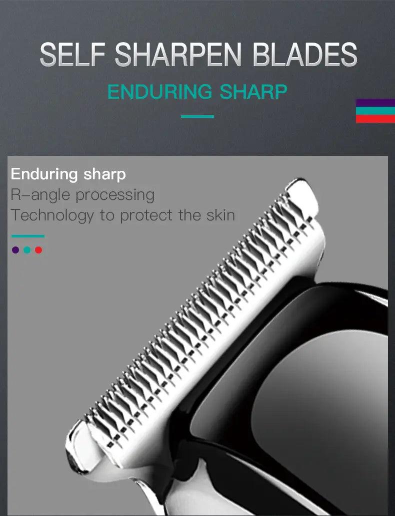 USB Charging Hair Scissors for Engraving and Oil Head Cleaning