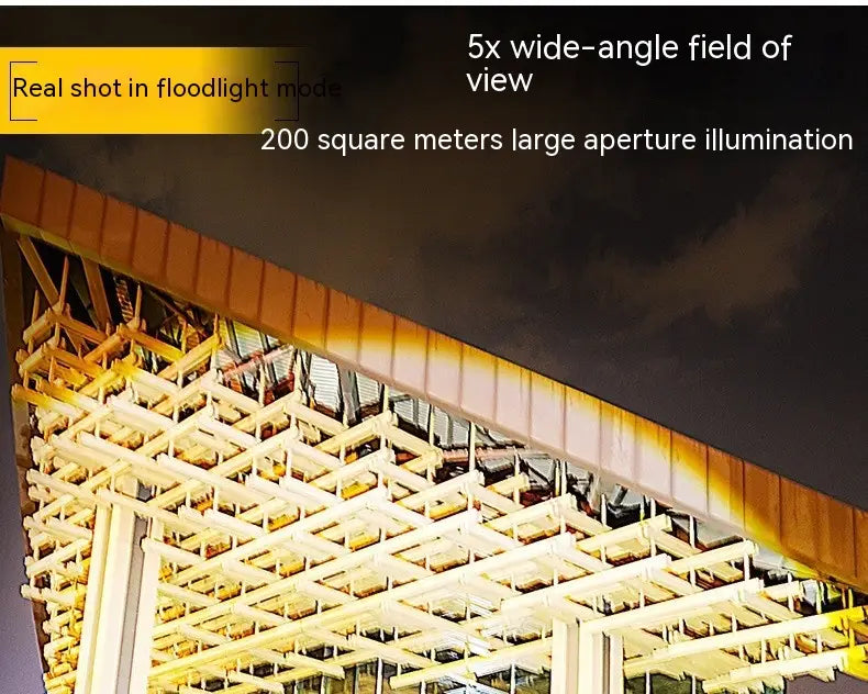 Outdoor Household Hiking USB Charging Power Torch with Telescopic Zoom