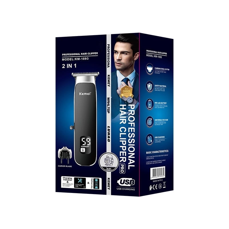 Power Charging Dual-Purpose Scissors with Digital Display and Oil Head Engraving