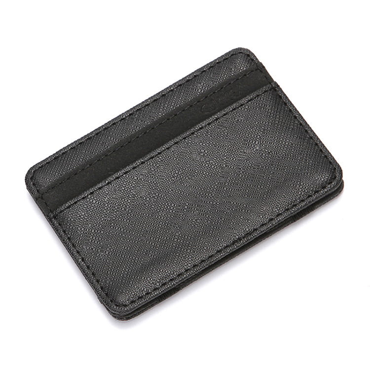 United States Cross Pattern PU Leather Money Clip for Men and Women