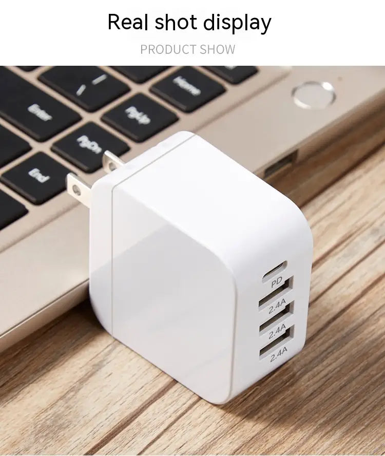 Universal USB Charging Plug for United States and Japanese Standards