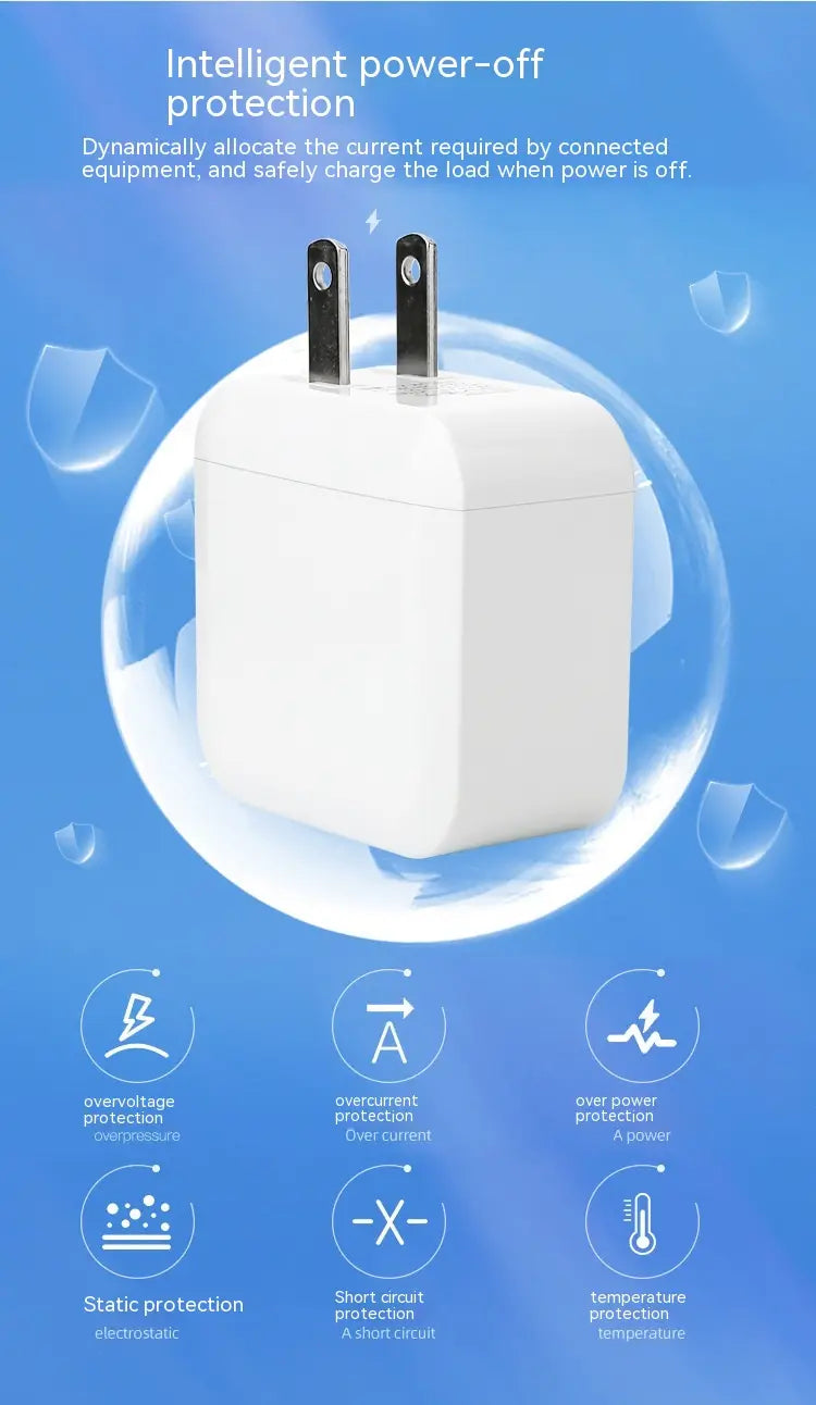 Universal USB Charging Plug for United States and Japanese Standards