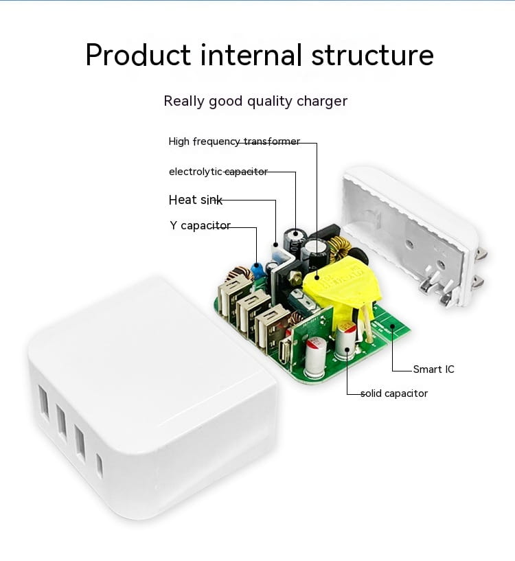 Universal USB Charging Plug for United States and Japanese Standards