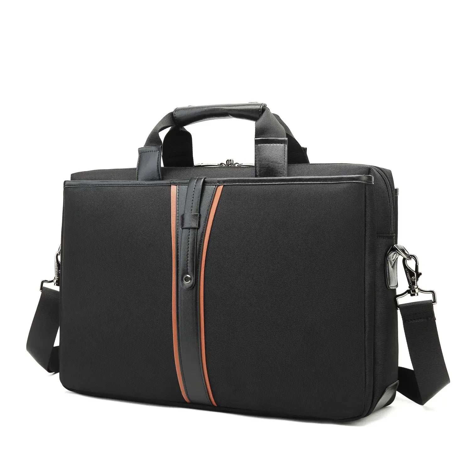 Black Waterproof Oxford Laptop and Tablet Bag with Soft Handle for iPad
