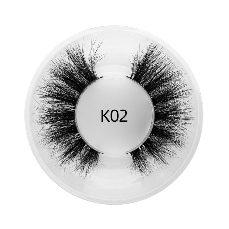 Mink Hair False Eyelashes Round Box Collection for Natural Lash Look