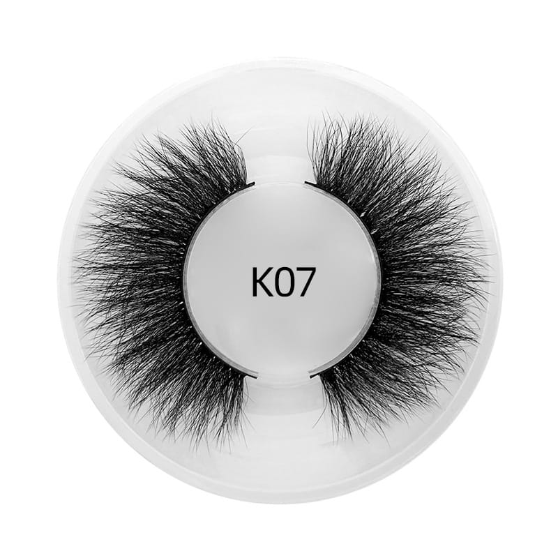 Mink Hair False Eyelashes Round Box Collection for Natural Lash Look