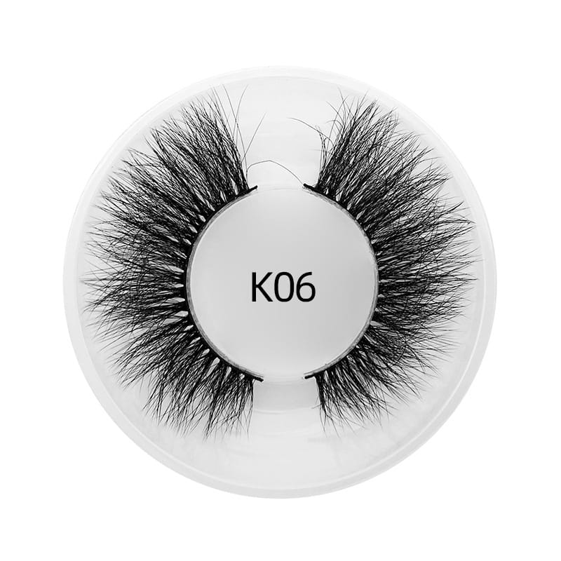 Mink Hair False Eyelashes Round Box Collection for Natural Lash Look