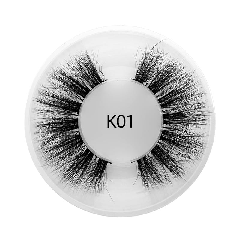 Mink Hair False Eyelashes Round Box Collection for Natural Lash Look