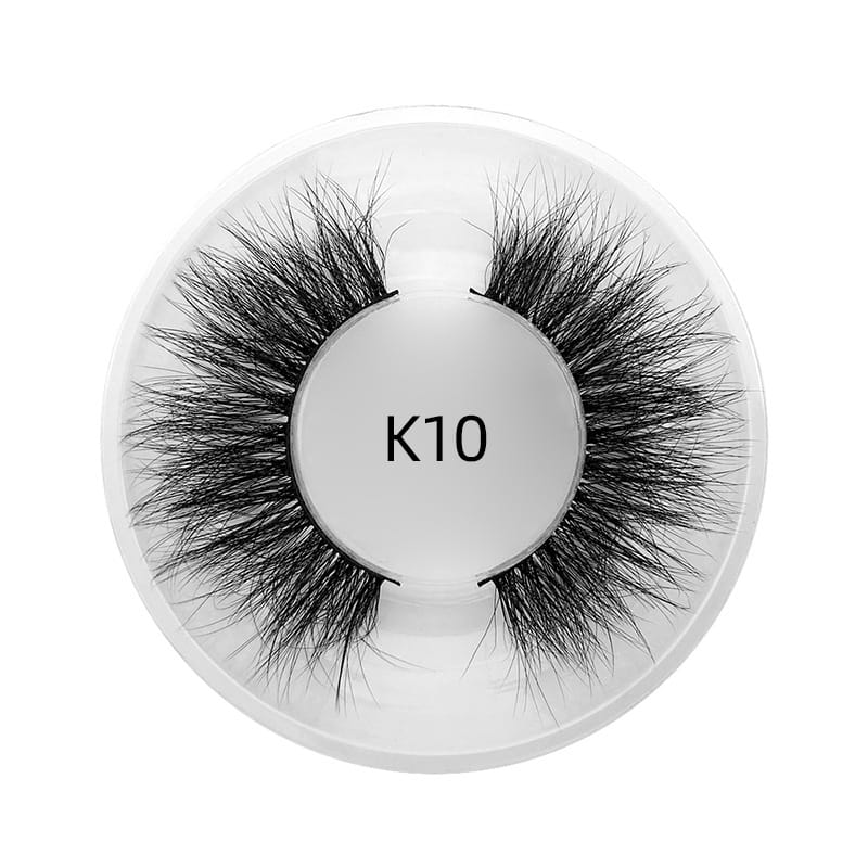 Mink Hair False Eyelashes Round Box Collection for Natural Lash Look