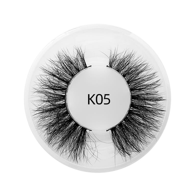 Mink Hair False Eyelashes Round Box Collection for Natural Lash Look