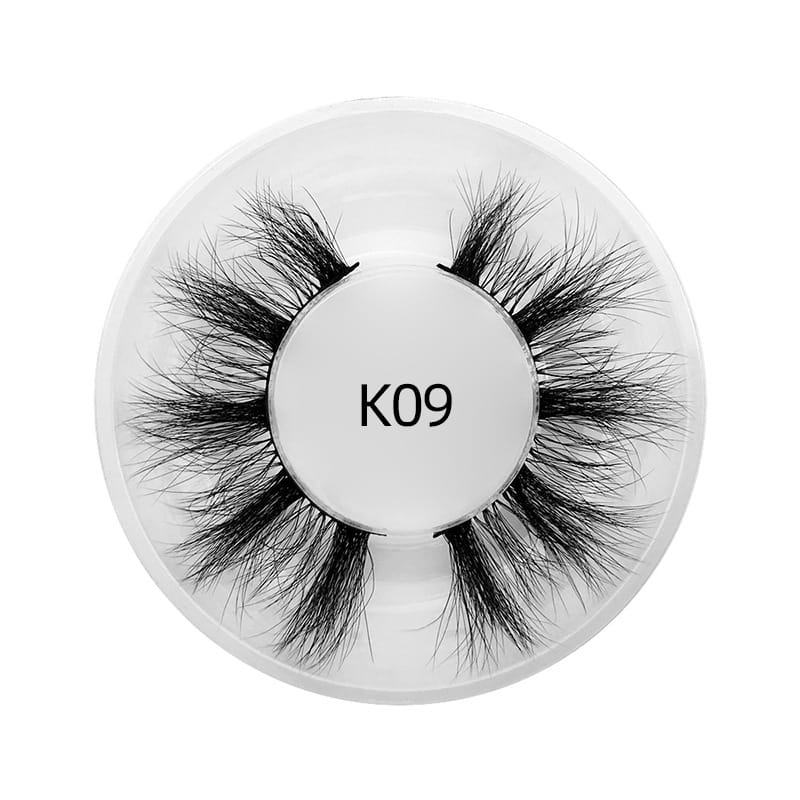 Mink Hair False Eyelashes Round Box Collection for Natural Lash Look