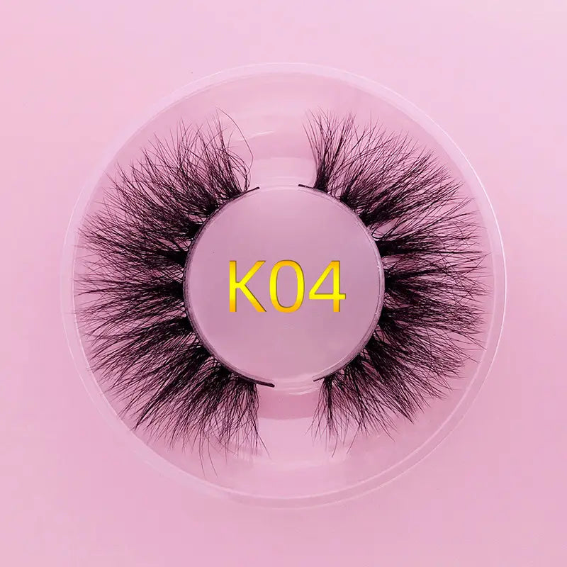 Mink Hair False Eyelashes Round Box Collection for Natural Lash Look