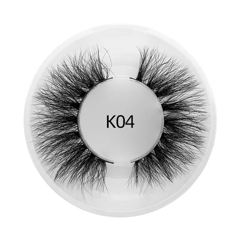 Mink Hair False Eyelashes Round Box Collection for Natural Lash Look