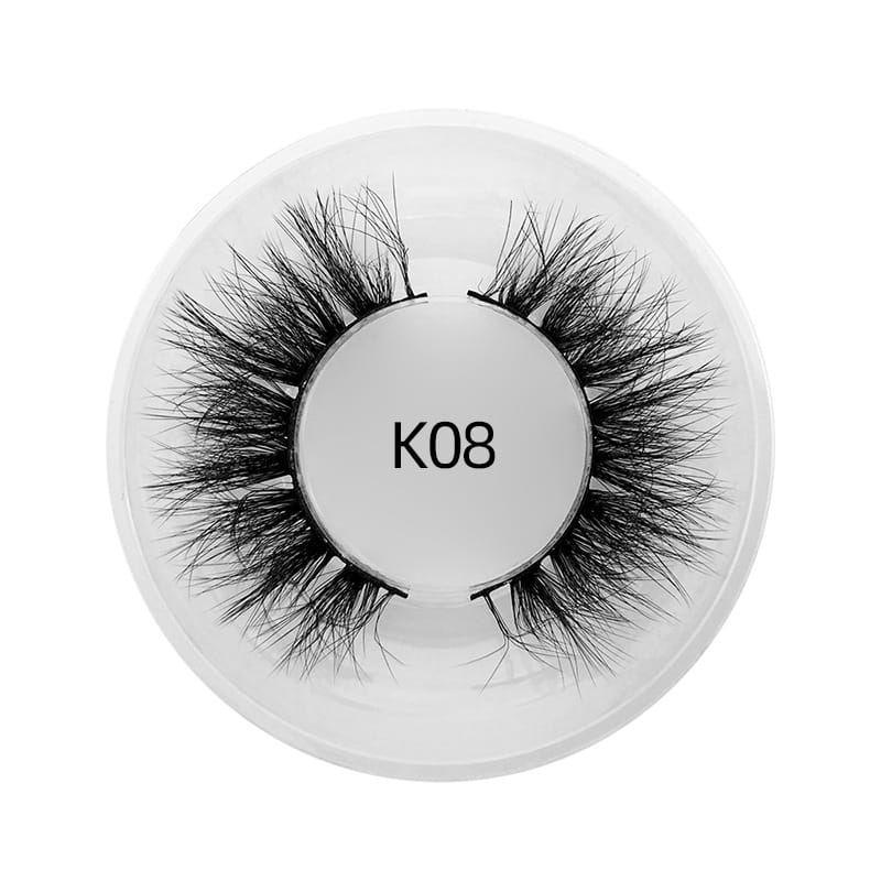 Mink Hair False Eyelashes Round Box Collection for Natural Lash Look