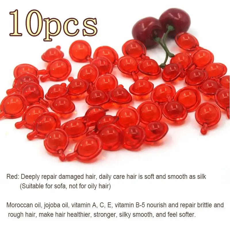 Ensemble d'huile essentielle de soins des cheveux pour les dommages causés par les couleurs et la réparation des frisottis