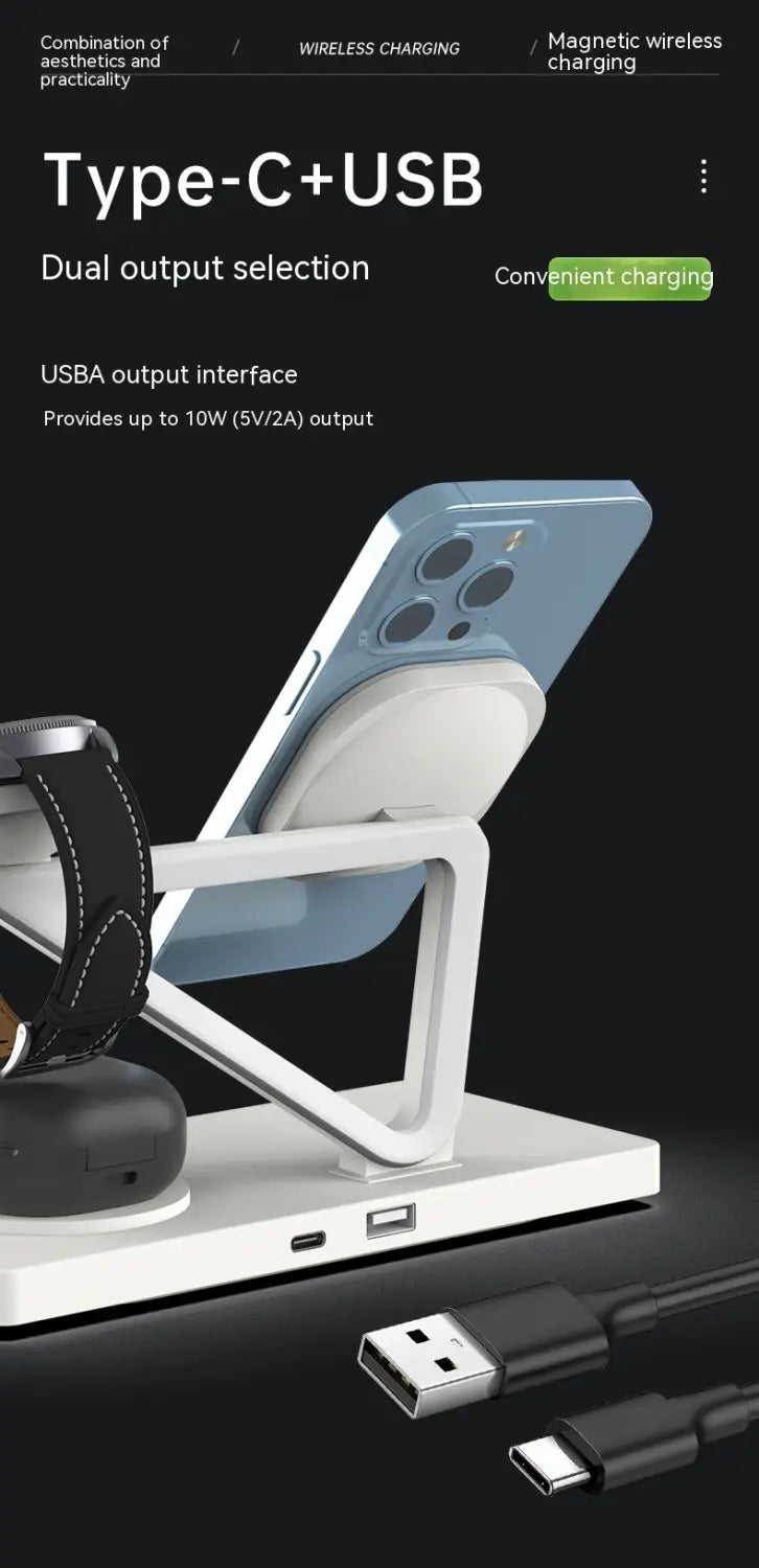 Wireless Magnetic Charger for Phones and Watches in the United States