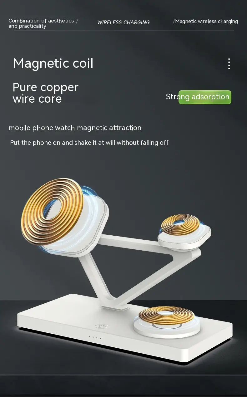 Wireless Magnetic Charger for Phones and Watches in the United States