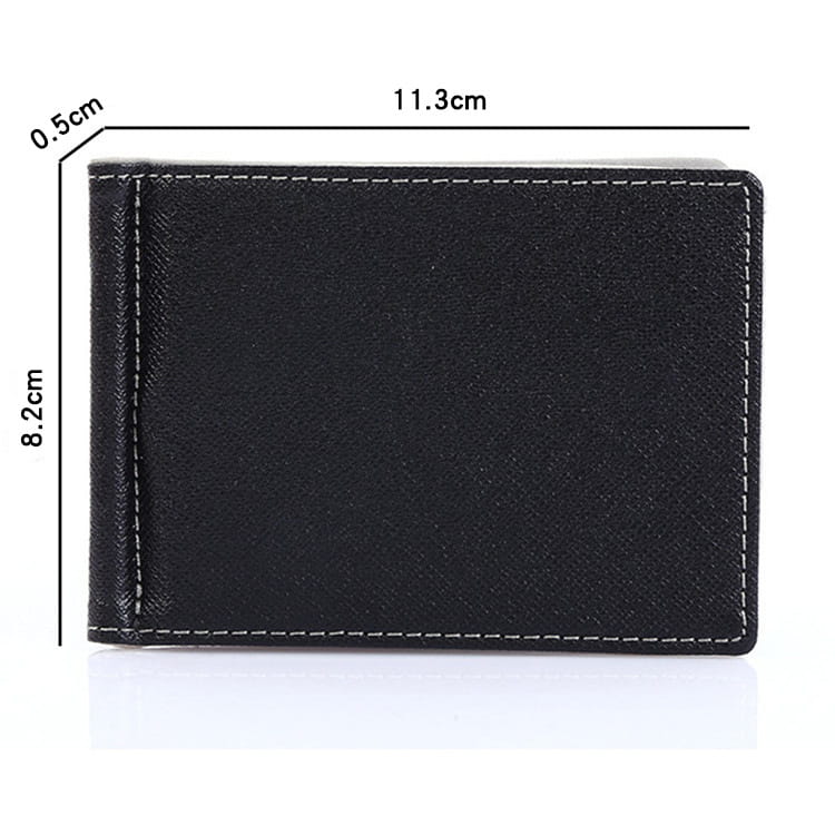 Universal Solid Color PU Leather Wallet for Men and Women in the United States