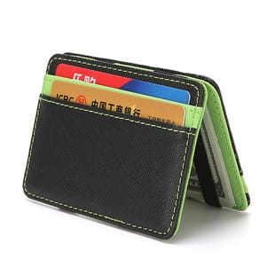 Universal Solid Color PU Leather Wallet for Men and Women in the United States
