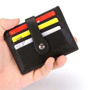Universal Solid Color PU Leather Wallet for Men and Women in the United States