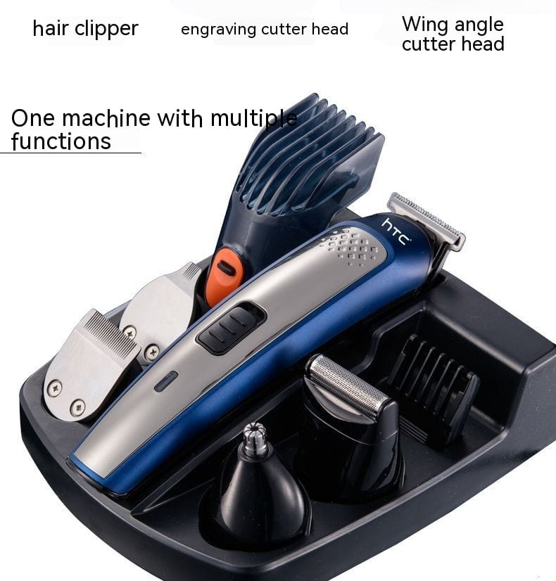 Hair Clipper with Washable Body and Precision Steel Blade
