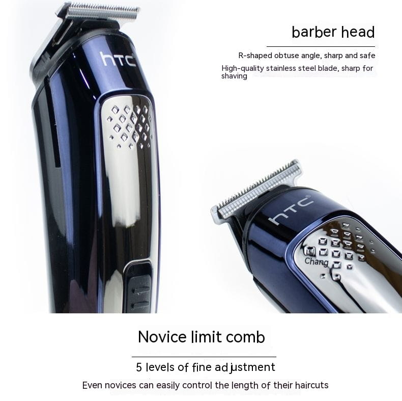 Hair Clipper with Washable Body and Precision Steel Blade