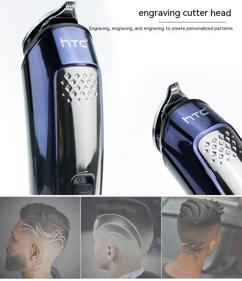 Hair Clipper with Washable Body and Precision Steel Blade