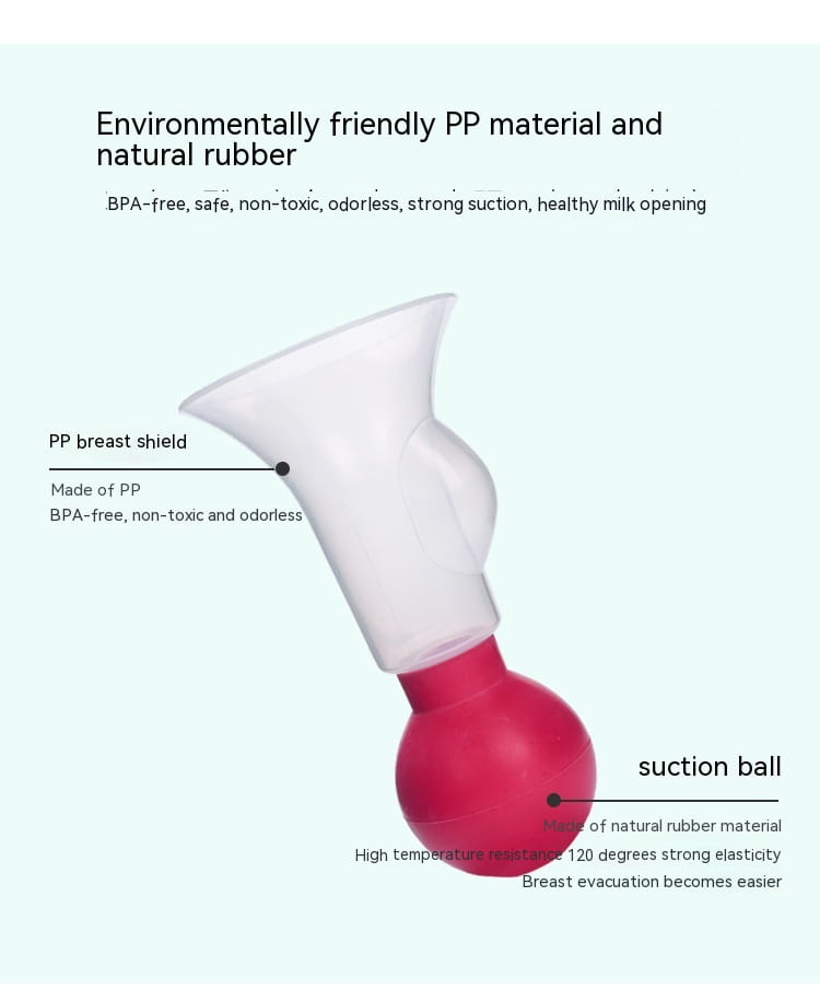 Red Manual Breast Pump for United States Mothers CHF Support