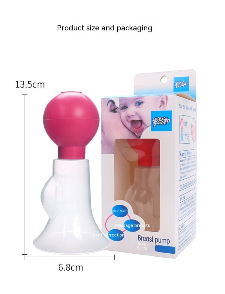 Red Manual Breast Pump for United States Mothers CHF Support