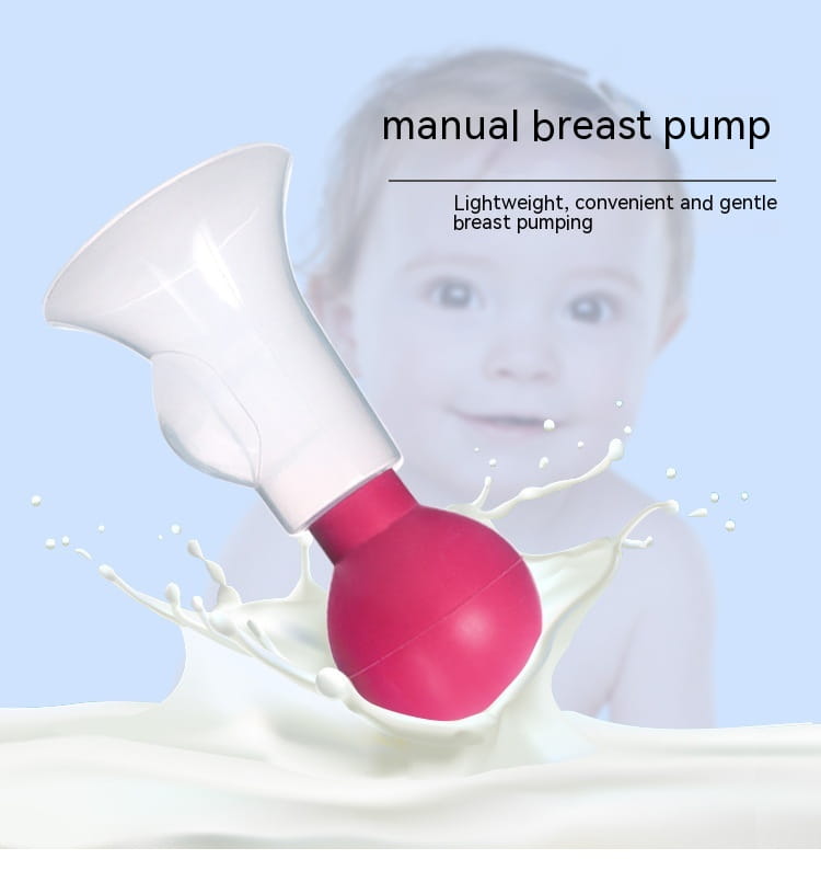 Red Manual Breast Pump for United States Mothers CHF Support
