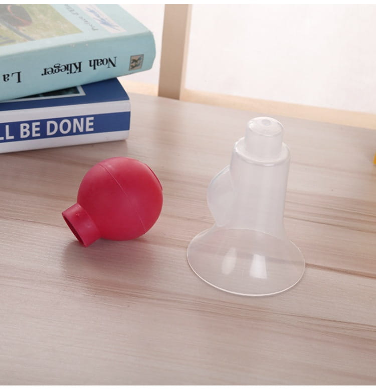 Red Manual Breast Pump for United States Mothers CHF Support