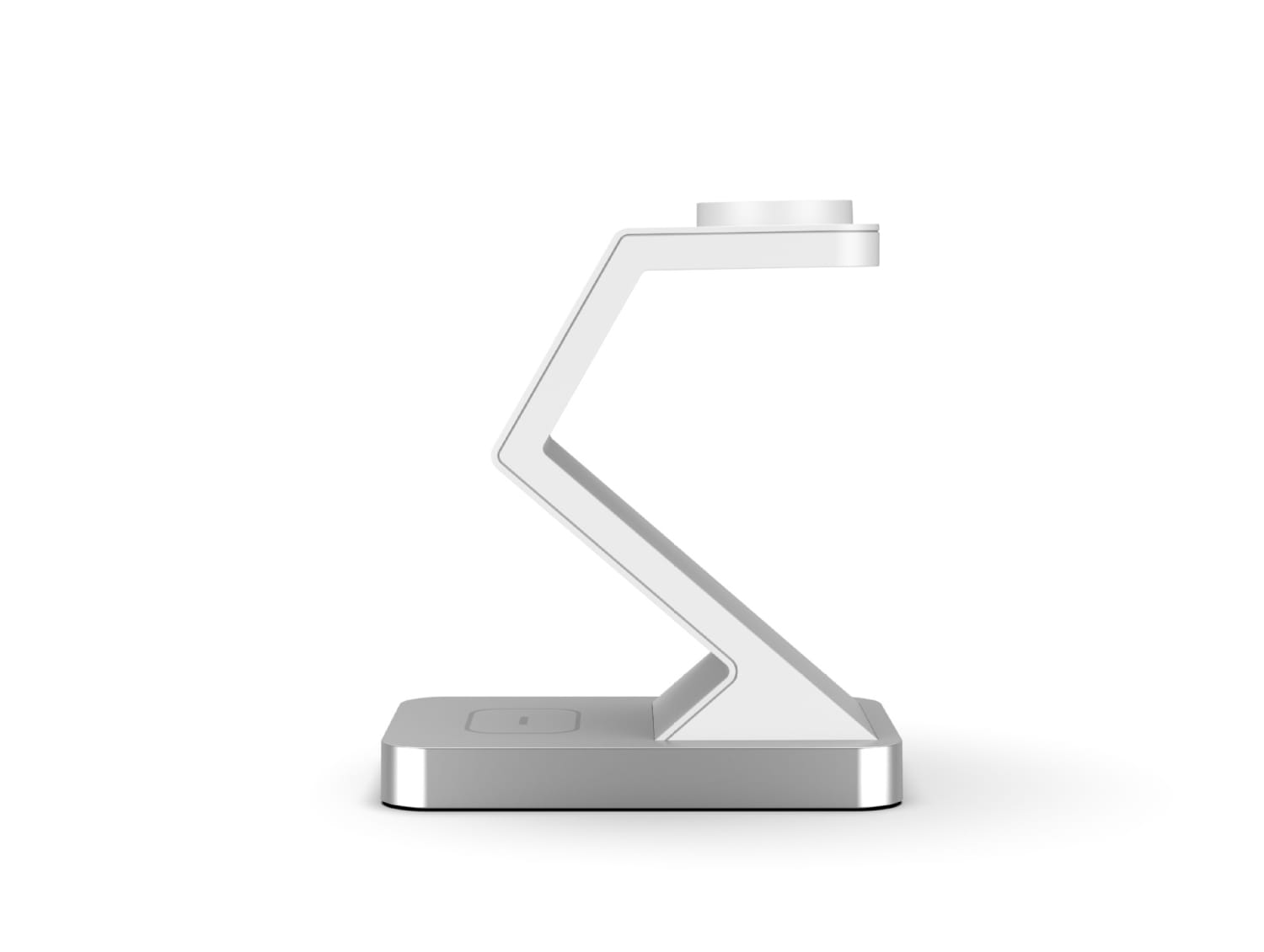 Magnetic Wireless Charger for Phone with USB Type-C Black and White