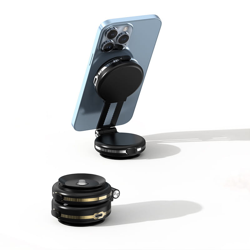 Double Suckered Vacuum Suction Cup Wireless Charger for Mobile Phones