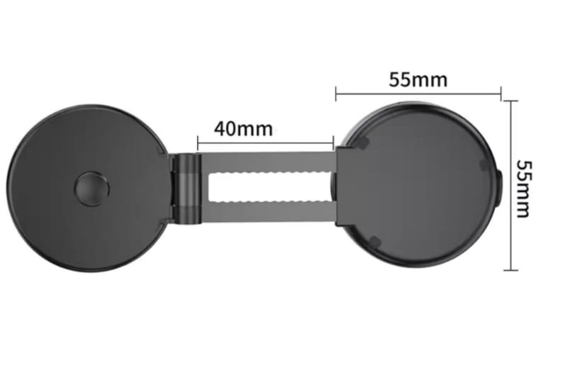 Double Suckered Vacuum Suction Cup Wireless Charger for Mobile Phones