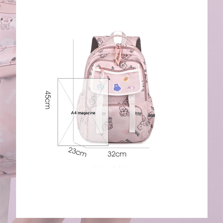 Primary School Cute Super Cute Printed Schoolbag