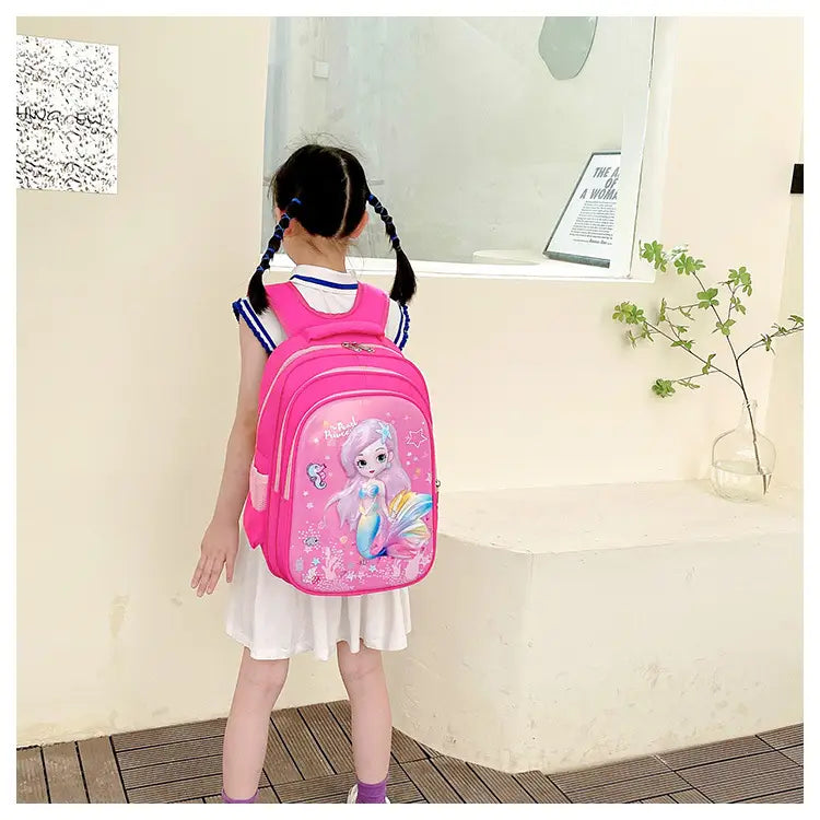 Cartoon Breathable Burden-reducing Children’s Backpack