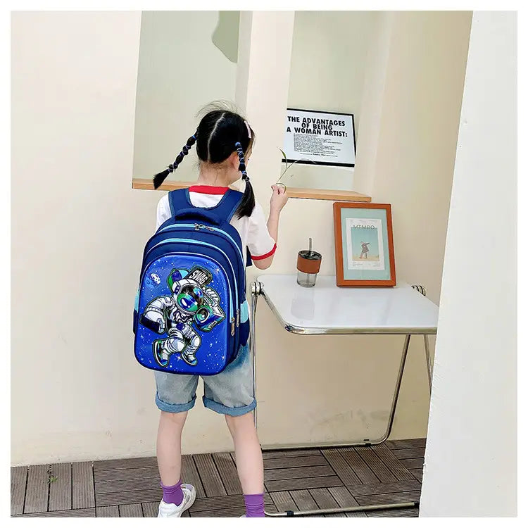 Cartoon Breathable Burden-reducing Children’s Backpack