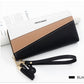 Simple Long Color Matching Fashion Coin Purse Card Holder Handbag - Coin Purse Card Holder R8901-11 Fashionably Funny