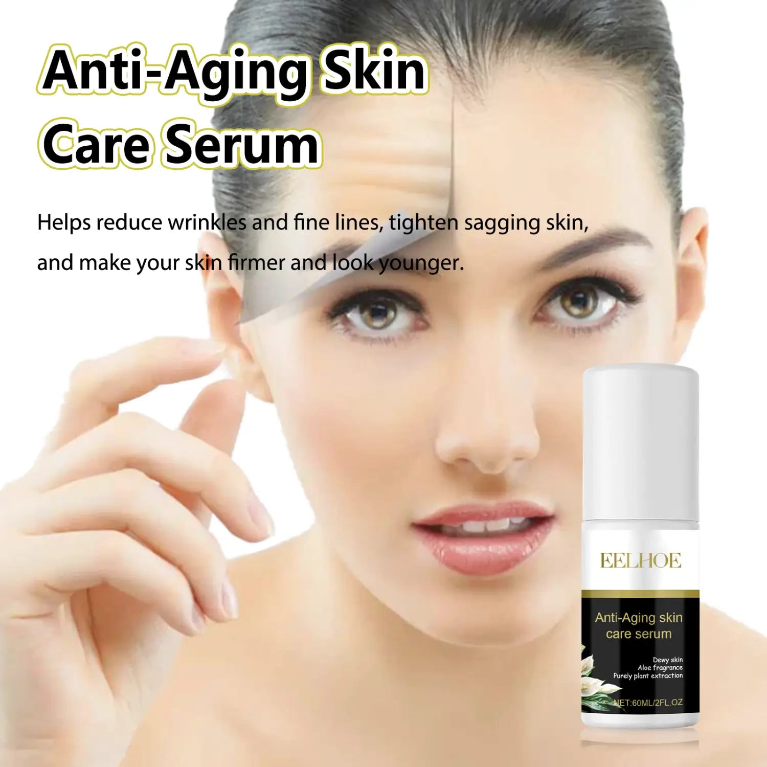 Esența de foc facială anti-redactare cu acid hialuronic aloe glicerină 60 ml