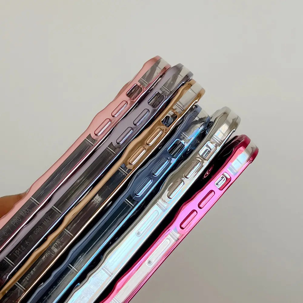 Driedimensionale vouwselle elektropideneerpoeder rood en goudplateren