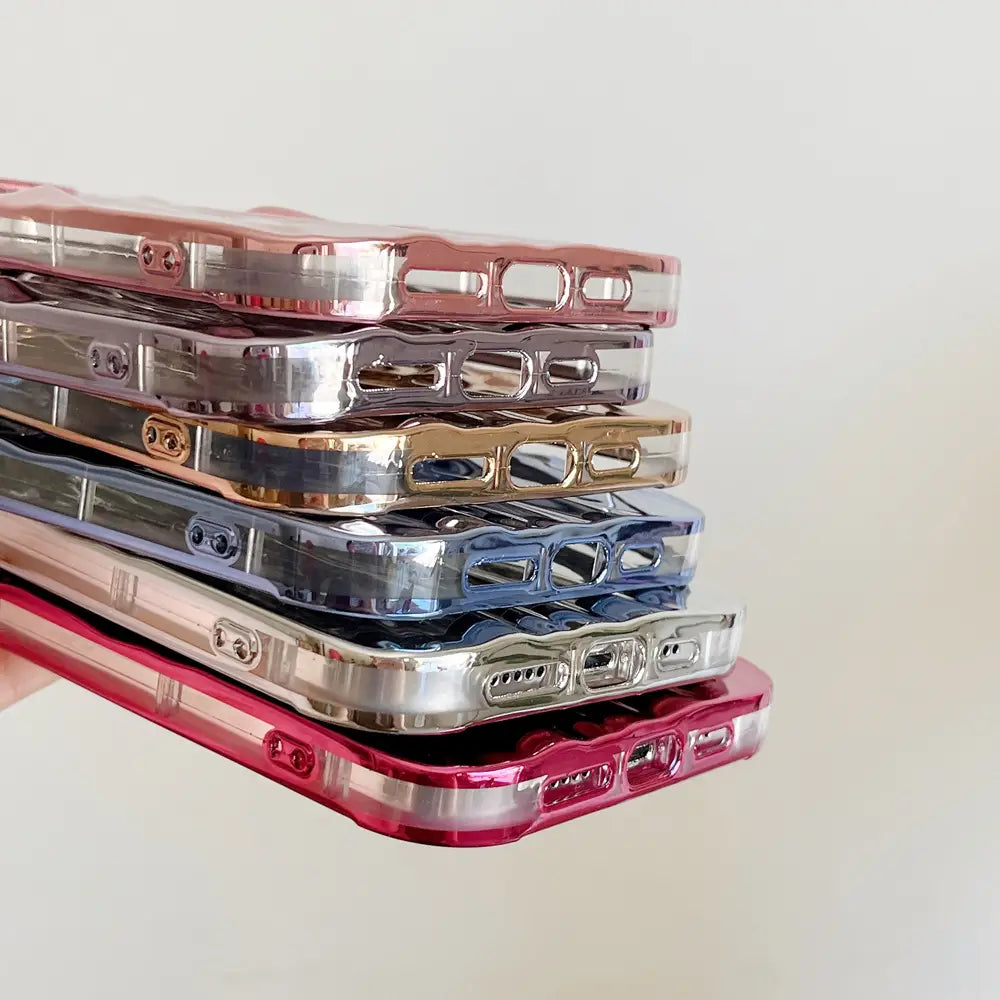 Driedimensionale vouwselle elektropideneerpoeder rood en goudplateren