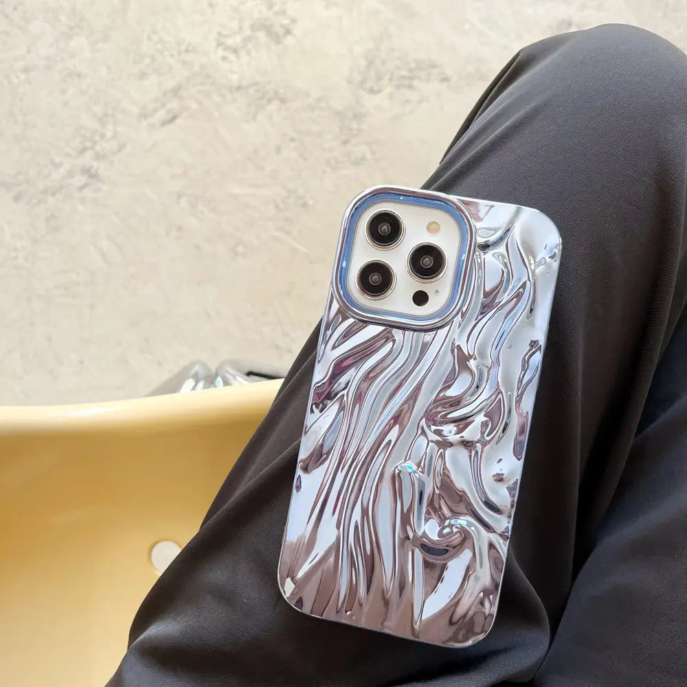 Driedimensionale vouwselle elektropideneerpoeder rood en goudplateren