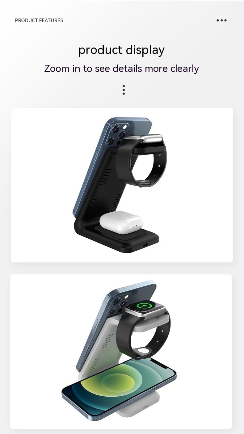 Fast Charging Wireless Charger for United States and CHF Devices