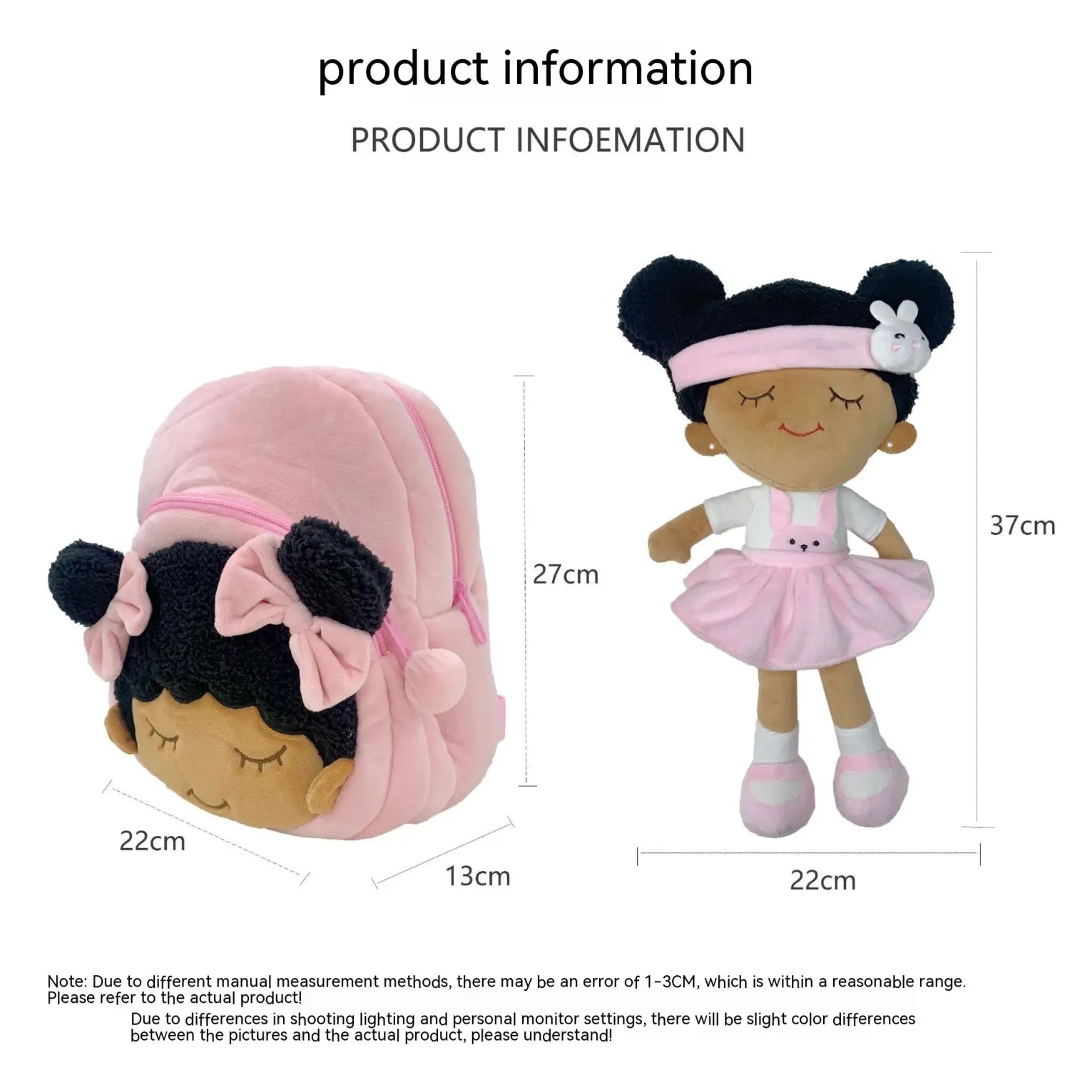 Cute Girls’ Doll Pack Cartoon