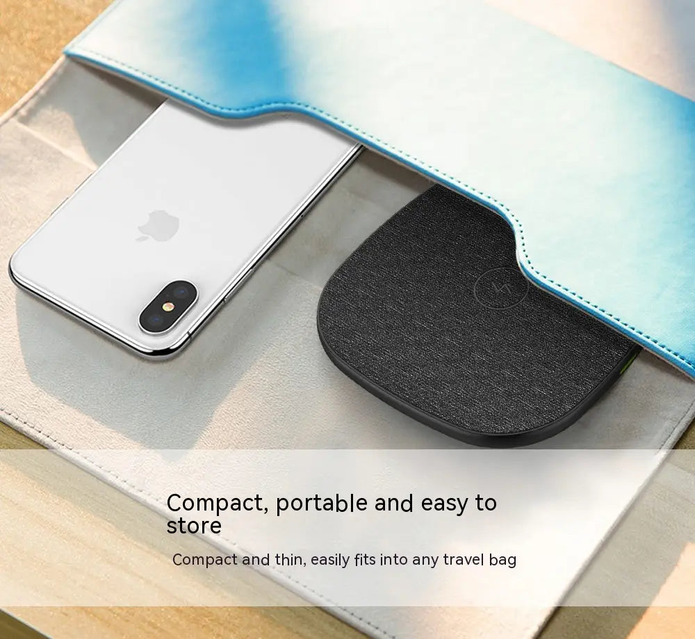 Metal Cloth Wrapper Wireless Charger for Stylish and Portable Charging