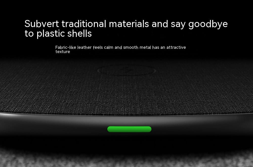 Metal Cloth Wrapper Wireless Charger for Stylish and Portable Charging