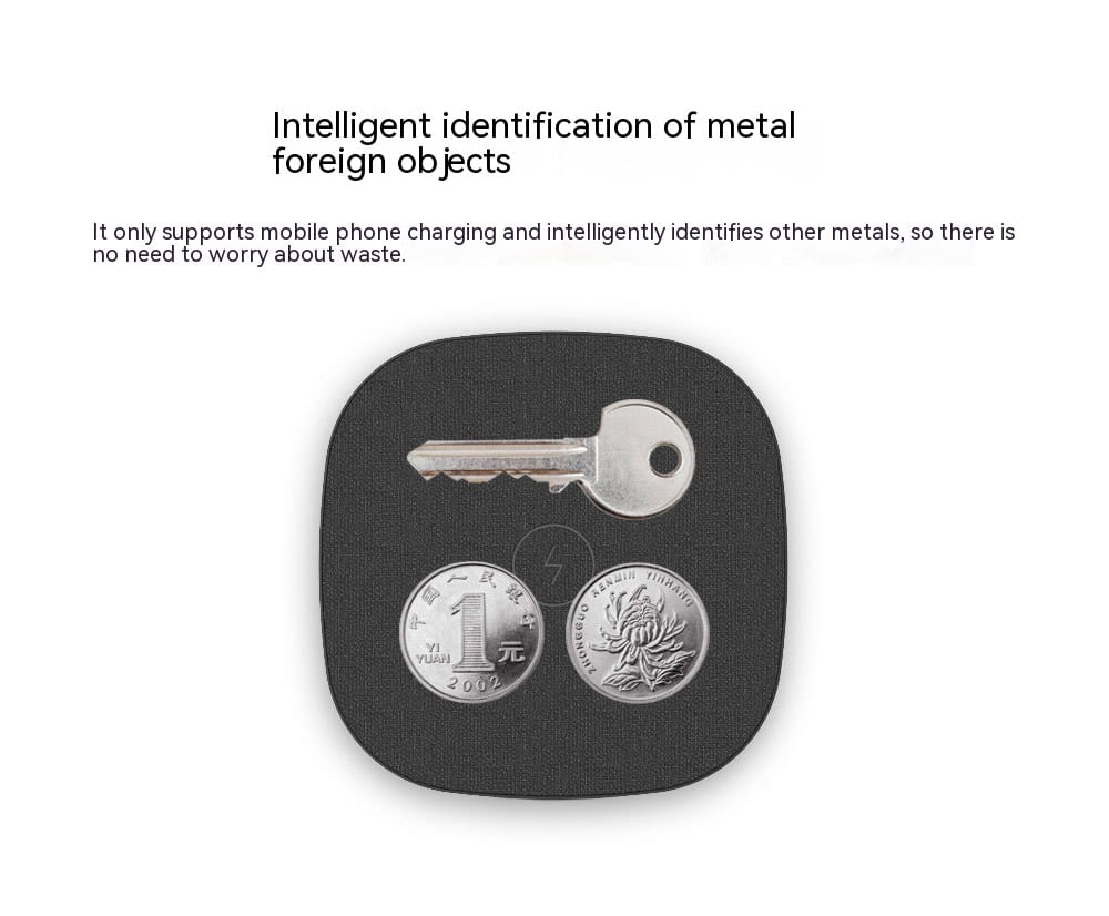 Metal Cloth Wrapper Wireless Charger for Stylish and Portable Charging