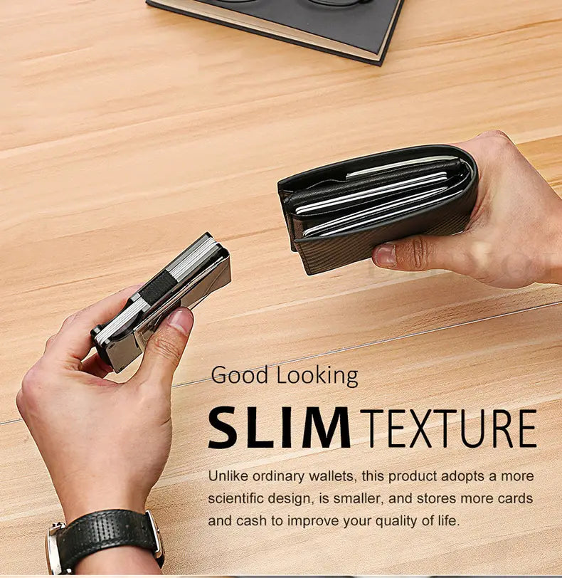 Carbon Fiber Wallet for Men and Women in the United States CHF Compatible